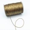 HZLXF1 0.5-2.0mm Light Coffee Waxed Cord Waxed Thread String Strap Necklace Rope Beads Suitable for Jewelry Making DIY Handmade Accessories (Size : 1.5mm(10meters)) view 1