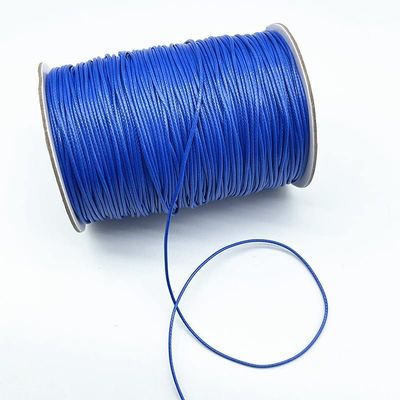 HZLXF1 0.5-2.0mm Blue Waxed Cord Waxed Thread Cord String Strap Necklace Rope Beads Suitable for Jewelry Making DIY Handmade Accessories (Color : 1.5mm(10meters))