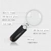 Feiyxu Magnifying Glass with Light, 10X / 20X Handheld Magnifier Optical Reading and Hobbyists for Seniors Reading Soldering Inspection, Exploring (Color : Black) view 2