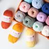 1 Skein La Mia Baby Boom, 100% Antipilling Acrylic Yarn for Knitting and Crochet for Knitting and Crochet, 100 g (3.5 oz) / 250 m (273 Yards), Weight 3 : Light-Dk, Brown - 1886 view 4