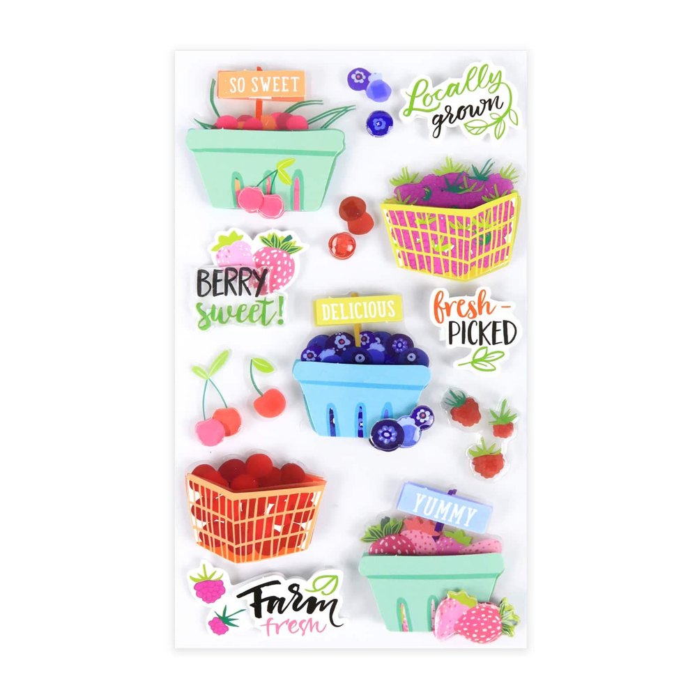 Recollections Berry Stickers, 12 Pack
