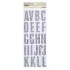 Recollections Iridescent Chunky Glitter Alphabet Stickers, 12 Packs: 42 ct. (504 Total) view 1