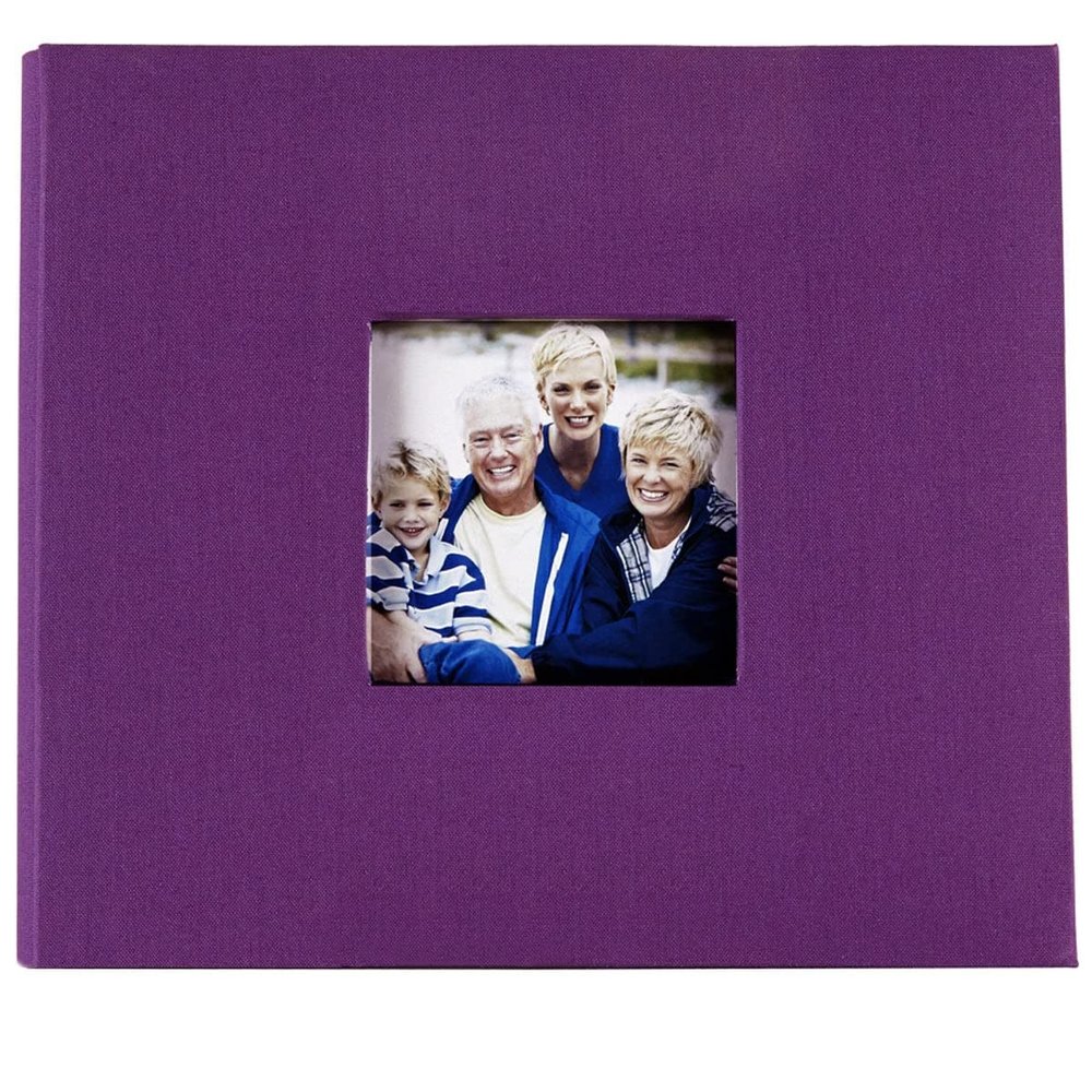 Recollections Cloth Scrapbook Album, 8" x 8", 6 Pack
