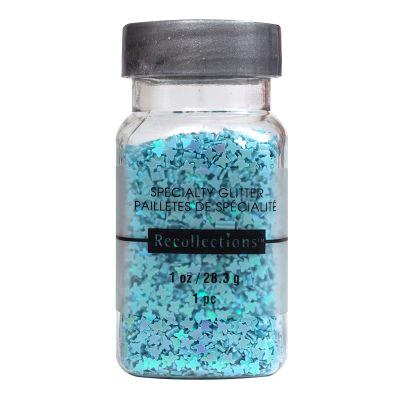 Recollections Blue Butterflies Specialty Glitter, 12 Pack