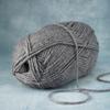 Loops & Threads Impeccable Solid Yarn - Solid Yarn for Knitting, Crochet, Weaving, Arts & Crafts - True Gray, Bulk 18 Pack view 2