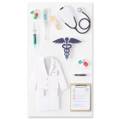Recollections Medical Doctor Stickers, 12 Pack