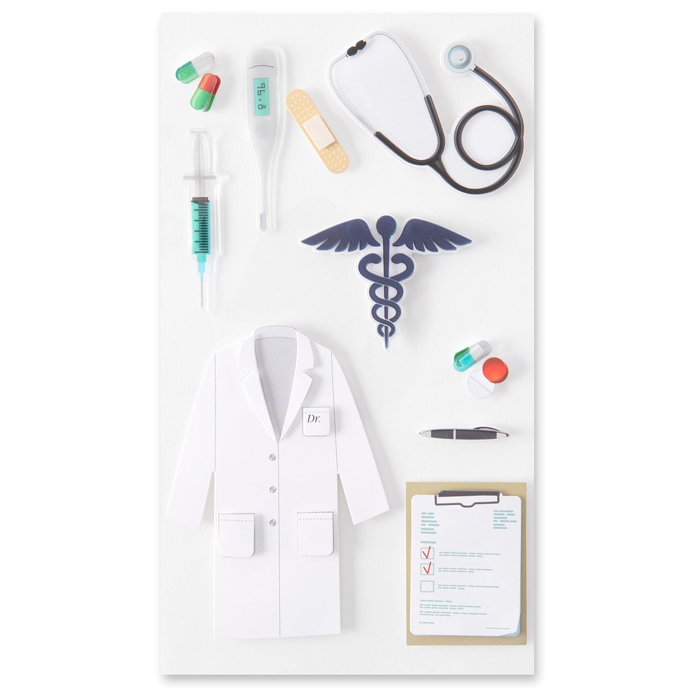 Recollections Medical Doctor Stickers, 12 Pack