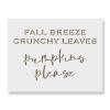 Fall Breeze Pumpkin Please Stencil - Perfect for Autumn Crafting and Home Decor, Kitchen Decor view 1
