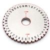 Jieotwice Character Plate Font Word Wheel Gear, for Manual Steel Embossing Machine Embosser 2.0/2.5/3.0/4.0/5.0/6.0MM Metal Sheet Plate (2.5MM) view 3