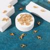 100Pcs 304 Stainless Steel Lobster Claw Clasps Real 24k Gold Plated Parrot Trigger Clasps Tiny Smooth Clasps Connectors 13x8x4mm for DIY Jewelry Making Necklace Bracelet Earring Key Chains view 4