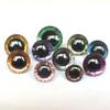 Queenbox 20PCS Plastic 16mm Glitter Washers Safety Eyes, Round Colorful Fake Eyeballs for DIY Art Crafts Plush Animal Puppet Making Props view 2