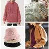 Sherpa Fleece Fabric Lambskin Thermal Lined Material DIY Sewing Crafts Materials for Coat Sweatershirt, Blanket, Hat, Doll Sewing Craft Material for Super Soft & Cozy Fuzzy Blanket view 3