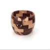 Wooden Yarn Bowl - Wooden Mixed Premium Yarn Crochet Bowl - Handmade Knitting Wool Storage Yarn Bowl for Yarn Balls & Skeins, Birthday Gifts for Mom & Knitting Lovers. (7" x 7" x 4") view 1