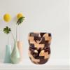 Wooden Yarn Bowl - Wooden Mixed Premium Yarn Crochet Bowl - Handmade Knitting Wool Storage Yarn Bowl for Yarn Balls & Skeins, Birthday Gifts for Mom & Knitting Lovers. (7" x 7" x 4") view 3