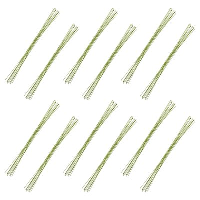 Ashland Green Cloth Stem Wire, 12 Pack