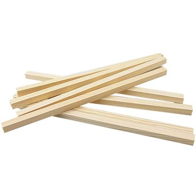 MAHFEI Square Wooden Dowel Rod, 30cm Long Pine Wood Sticks Natural Long Dowel Strips Wood Sticks for Model, DIY Project, Home Decor (Color : Natural-100 Sticks, Size : 30x1.2x1.2cm)