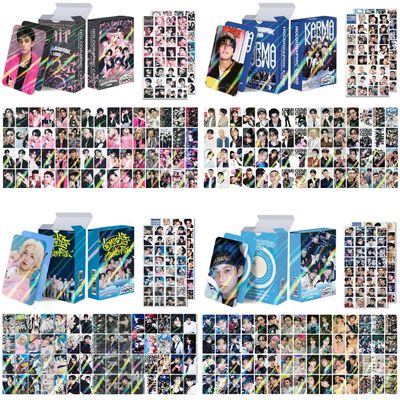 496pcs Stray Laser Photocards Set,Hollow Album Laser Photocard Lomo Card(240pcs Photocards+256pcs Stickers-Purple)