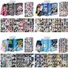 496pcs Stray Laser Photocards Set,Hollow Album Laser Photocard Lomo Card(240pcs Photocards+256pcs Stickers-Purple) view 1