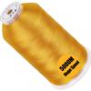 New brothread - Single Huge Spool 5000M Each Polyester Embroidery Machine Thread 40WT for Commercial and Domestic Machines - Deep Gold view 1