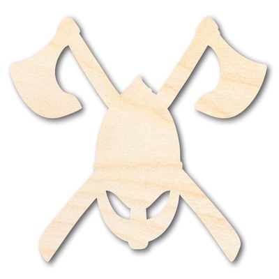 Copy of Unfinished Wood Axes and Helmet Shape Craft up to 46" 12" / 1/4"