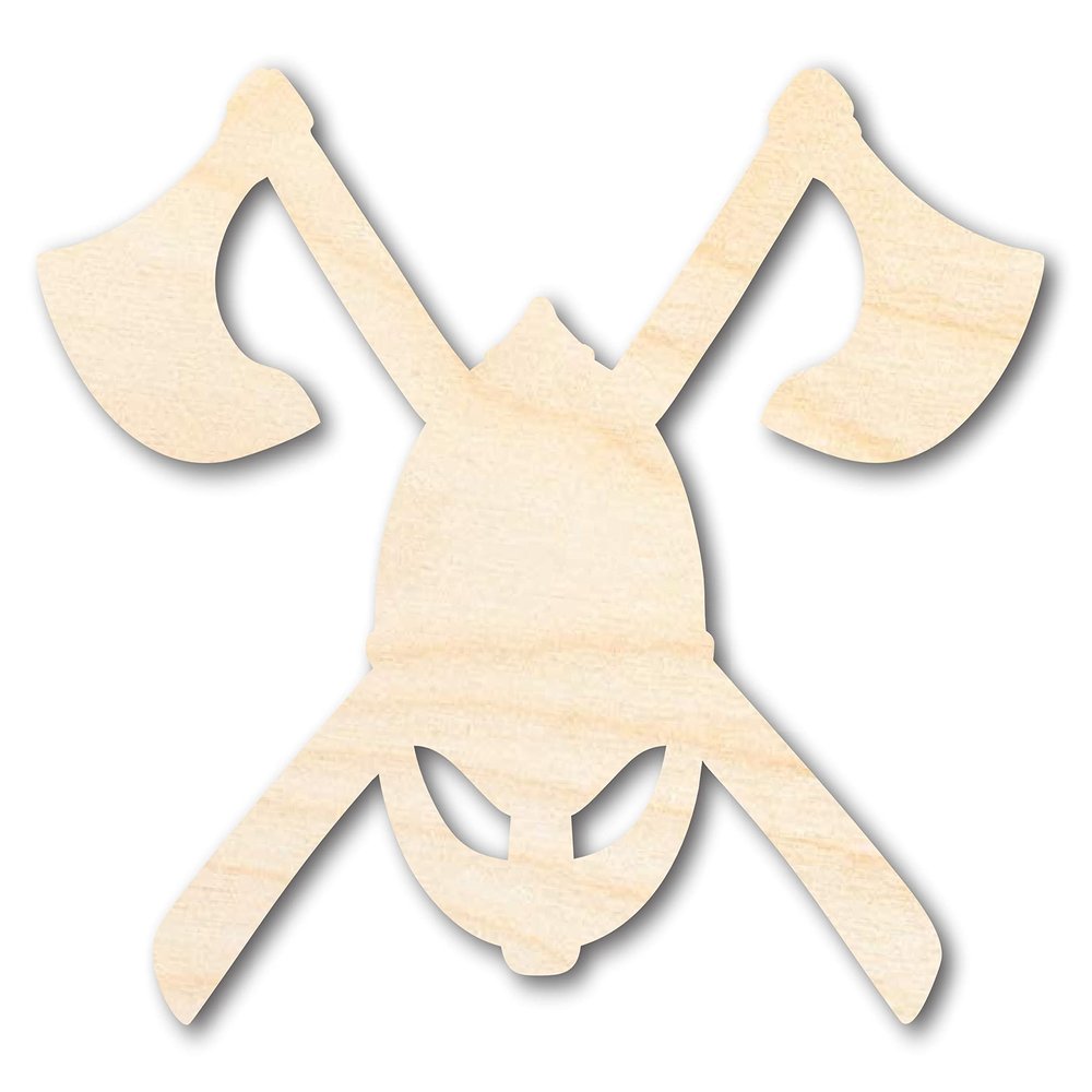 Copy of Unfinished Wood Axes and Helmet Shape Craft up to 46" 12" / 1/4"