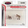 American Diorama Race Day Two Diecast Figures Set 5 for 1/43 Scale Models view 1