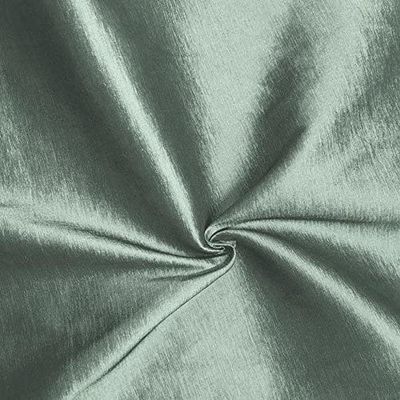 Valentina Textile inc Stretch Taffeta Fabric 60" Inch Wide- for Weddings, Decor, Gowns, Sheets, Costumes, Dresses(10 Yard, Silver)