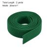 MECCANIXITY Twill Wide Elastic Band Double-Side 1 inch Flat 2 Yard Woven Elastic Band Knit Elastic Spool Heavy Stretch Strap Lawn Green for Sewing, Waistband view 2