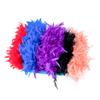 homeemoh Natural Turkey Feathers Trim for Costume Sewing Crafts Feather Fringe Trim 4-6 Inch in Width Pack of 1 Yard,White view 3