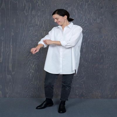 The Assembly Line Sewing Pattern Oversized Shirt Tops, Shirts XS-L