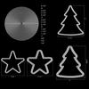 21Pcs/Set Circle, Star, Christmas Tree Dies Cutting for Paper Crafting Arts Metal Cutting Dies for DIY Scrapbooking Paper Card Stencil Die Cuts Moulds Handmade Crafts Scrapbook view 2
