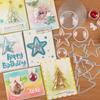 21Pcs/Set Circle, Star, Christmas Tree Dies Cutting for Paper Crafting Arts Metal Cutting Dies for DIY Scrapbooking Paper Card Stencil Die Cuts Moulds Handmade Crafts Scrapbook view 3