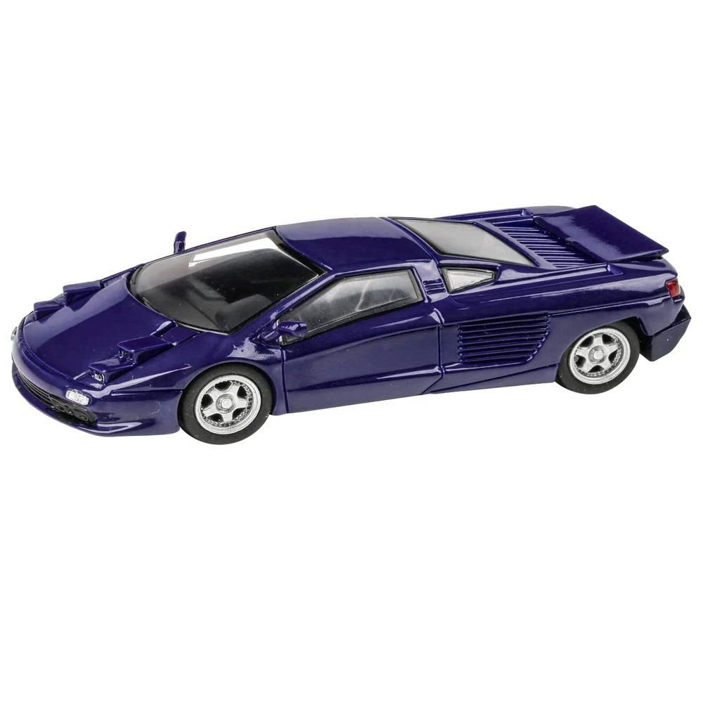 1991 Cizeta V16T Monterey Blue 1/64 Diecast Model Car by Paragon Models PA-55502