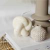 TOPYS Large Knot Candle Mold Spiral Tie Rope Ball Twisted Knitted Knot Ball Silicone Candle Mold Gypsum Aromatherapy Candle Mold(4.7in) view 3