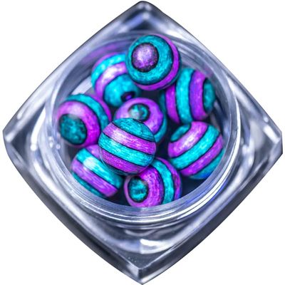 6pcs Luminous Beads 0.32-inch (8mm) , Glow in The Dark, Glow Ball, DIY Every Day Carry Accessory, EDC Toys.