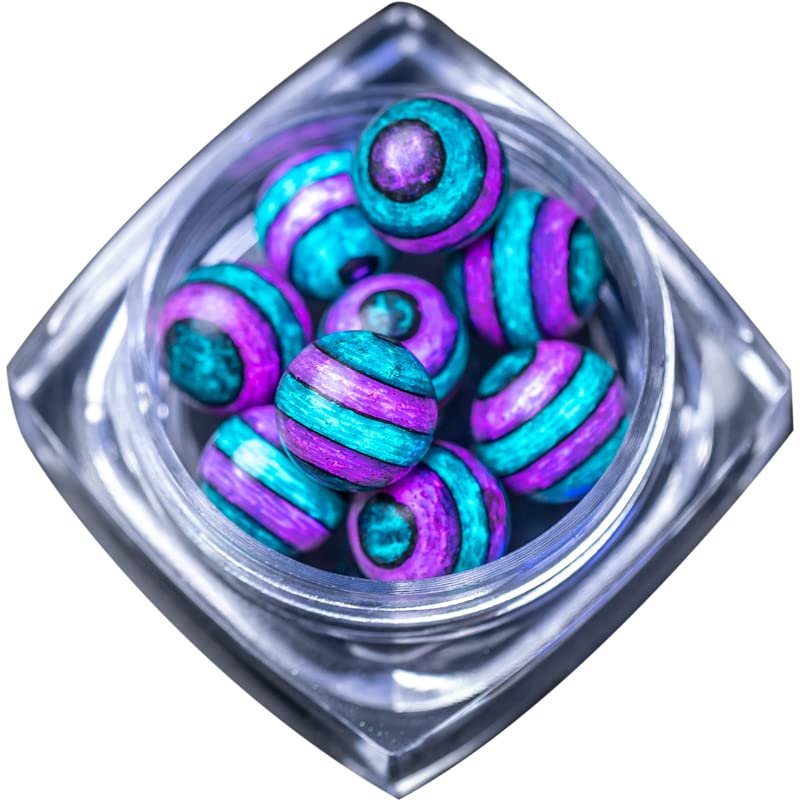 6pcs Luminous Beads 0.32-inch (8mm) , Glow in The Dark, Glow Ball, DIY Every Day Carry Accessory, EDC Toys.
