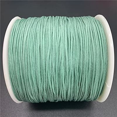 HZLXF1 100yards/Roll 0.8mm Colorful Nylon Cord Rope for Jewelry Making for Bracelet (Size : 25)