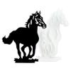 Horse Resin Silicone Mold, Run to The Right Epoxy Casting Mold for Wall Hanging Decoration, Shape Door Home Office Wall Pendant, DIY Handmade Art Gift view 1