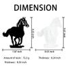 Horse Resin Silicone Mold, Run to The Right Epoxy Casting Mold for Wall Hanging Decoration, Shape Door Home Office Wall Pendant, DIY Handmade Art Gift view 2