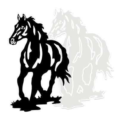 Horse Resin Silicone Mold - Epoxy Casting for Wall Hanging Decoration, DIY Handmade Art Gift