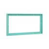 Pixy Canvas 24x48 Floater Frame for Canvas Paintings. 12 Colors. Floating Frame fits 5/8", 3/4" & max 7/8" Deep Stretched Canvas & Wood Panels (Lucite Green, 24 x 48 inch) view 1