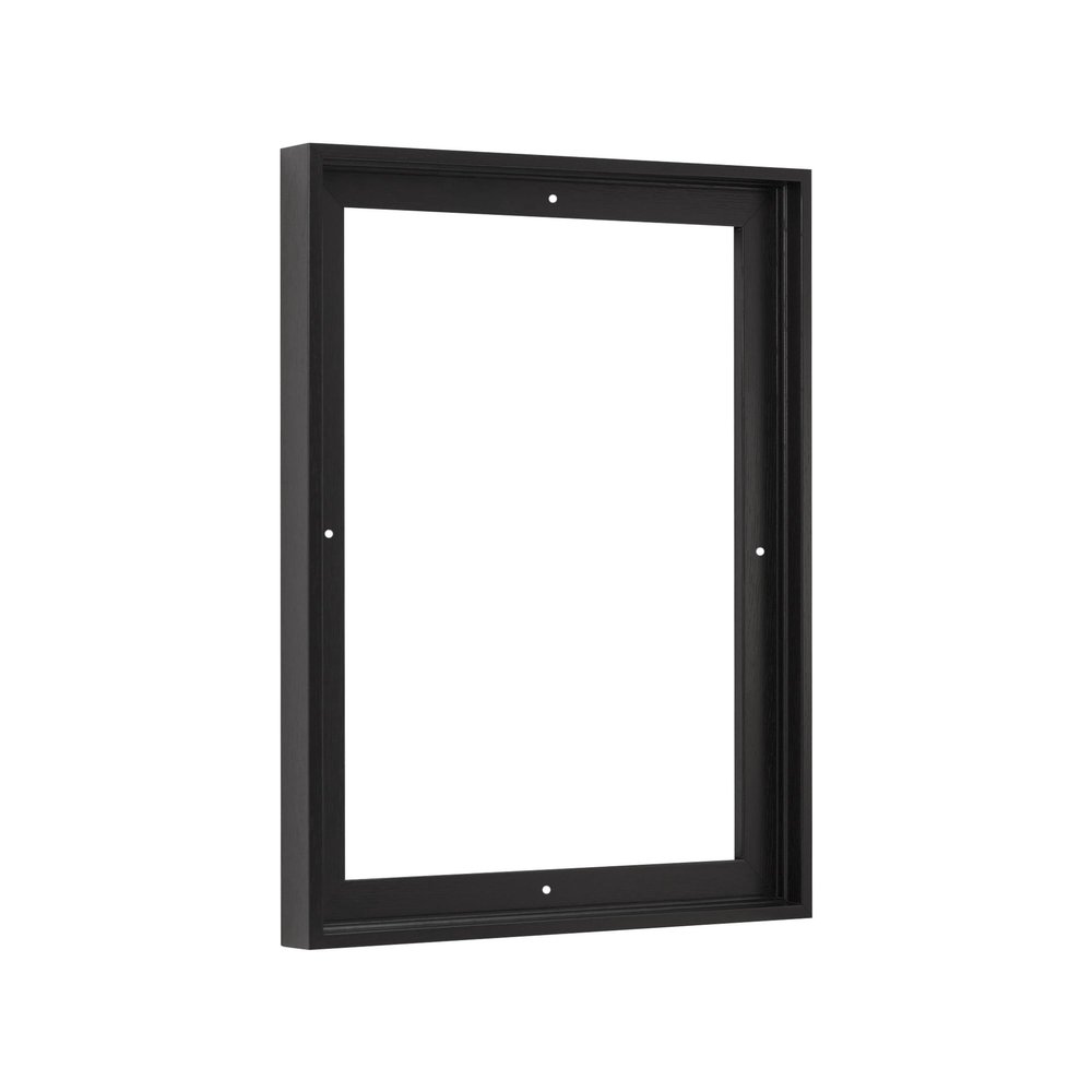 Pixy Canvas Floater Frame 26x28 for 3/4 (0.75) inch Deep Canvas Paintings/Canvas Prints/Wood Canvas Panels/Wall Art/Wall Decor/Home Decor/Artwork (Black Oak, 26 x 28 inch, Portrait)