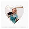 16x16 Mat Bevel Cut for 12x12 Photos - Precut Oyster Shell White Heart Shaped Photo Mat Board Opening - Acid Free Matte to Protect Your Pictures - Bevel Cut for Family Photos, Pack of 1 Matboard view 4