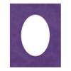 8x10 Mat Bevel Cut for 5x8 Photos - Precut Purple Crocus Suede Oval Shaped Photo Mat Board Opening - Acid Free Matte to Protect Your Pictures - Bevel Cut for Family Photos, Pack of 1 Matboard view 3
