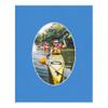 16x20 Mat Bevel Cut for 13.5x17 Photos - Precut Bay Blue Oval Shaped Photo Mat Board Opening - Acid Free Matte to Protect Your Pictures - Bevel Cut for Family Photos, Pack of 1 Matboard view 4