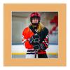 10x10 Mat Bevel Cut for 6x6 Photos - Precut Topaz Orange Square Shaped Photo Mat Board Opening - Acid Free Matte to Protect Your Pictures - Bevel Cut for Family Photos, Pack of 1 Matboard view 4