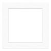 16x16 Mat Bevel Cut for 12x12 Photos - Precut Oyster Shell White Square Shaped Photo Mat Board Opening - Acid Free Matte to Protect Your Pictures - Bevel Cut for Family Photos, Pack of 1 Matboard view 3