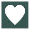 10x10 Mat Bevel Cut for 6x6 Photos - Precut Forest Green Heart Shaped Photo Mat Board Opening - Acid Free Matte to Protect Your Pictures - Bevel Cut for Family Photos, Pack of 1 Matboard view 3