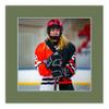 16x16 Mat Bevel Cut for 12x12 Photos - Precut Dill Green Square Shaped Photo Mat Board Opening - Acid Free Matte to Protect Your Pictures - Bevel Cut for Family Photos, Pack of 1 Matboard view 4