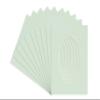 16x20 Mat Bevel Cut for 13.5x17 Photos - Precut Honeydew Green Oval Shaped Photo Mat Board Opening - Acid Free Matte to Protect Your Pictures - Bevel Cut for Family Photos, Pack of 25 Matboards view 1